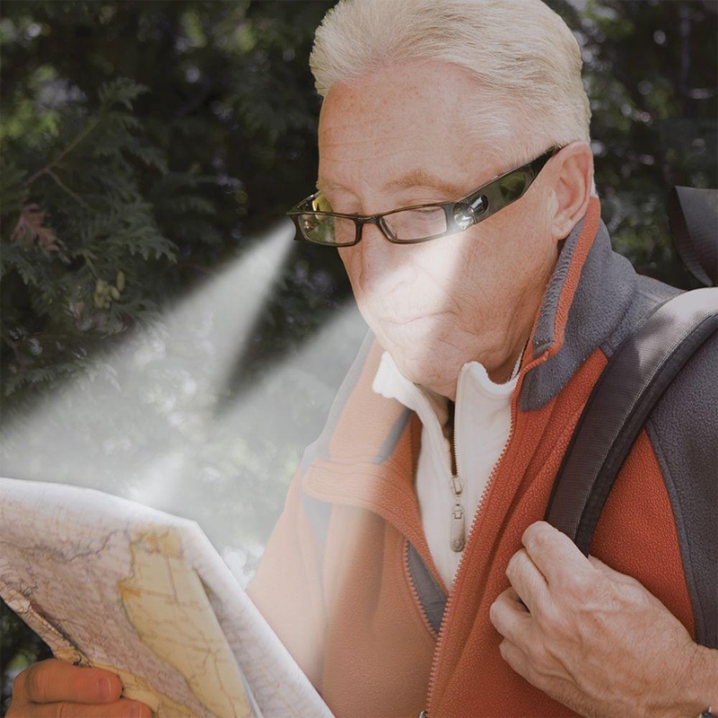 Lesebrille mit LEDBeleuchtung