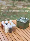 Pepper Spice Storage Jars Set Condiment Jars Organizer Outdoor Barbecue Utensils