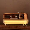Retro Ambiance Sleep Aid Clock Speaker - Nostalgic Sounds - Wake Up Refreshed