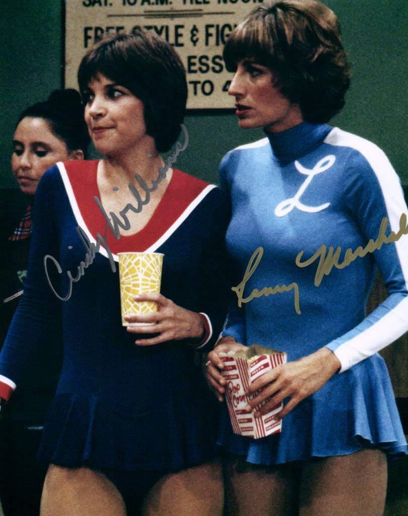 Cindy Williams Penny Marshall signed 8x10 Picture Photo Poster painting autographed includes COA