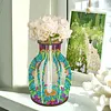 Vase Mandala En Bois-Ornement De Bricolage