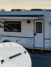 RV Screen Door Handle Adjustable Cross Bar for Travel Trailer Motorhome Camper