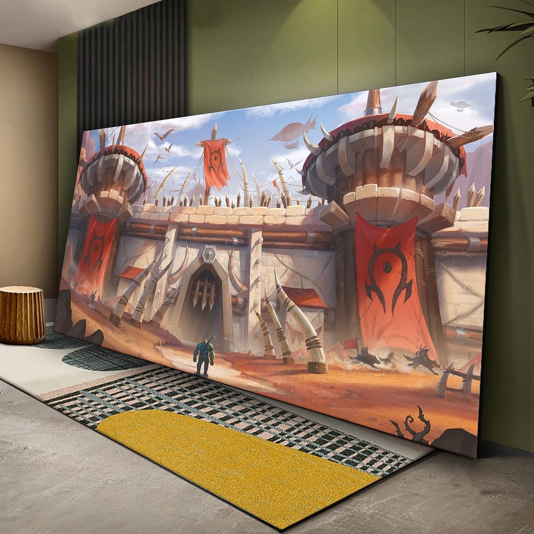 World of Warcraft Gates of Orgrimmar  Canvas Wall Art