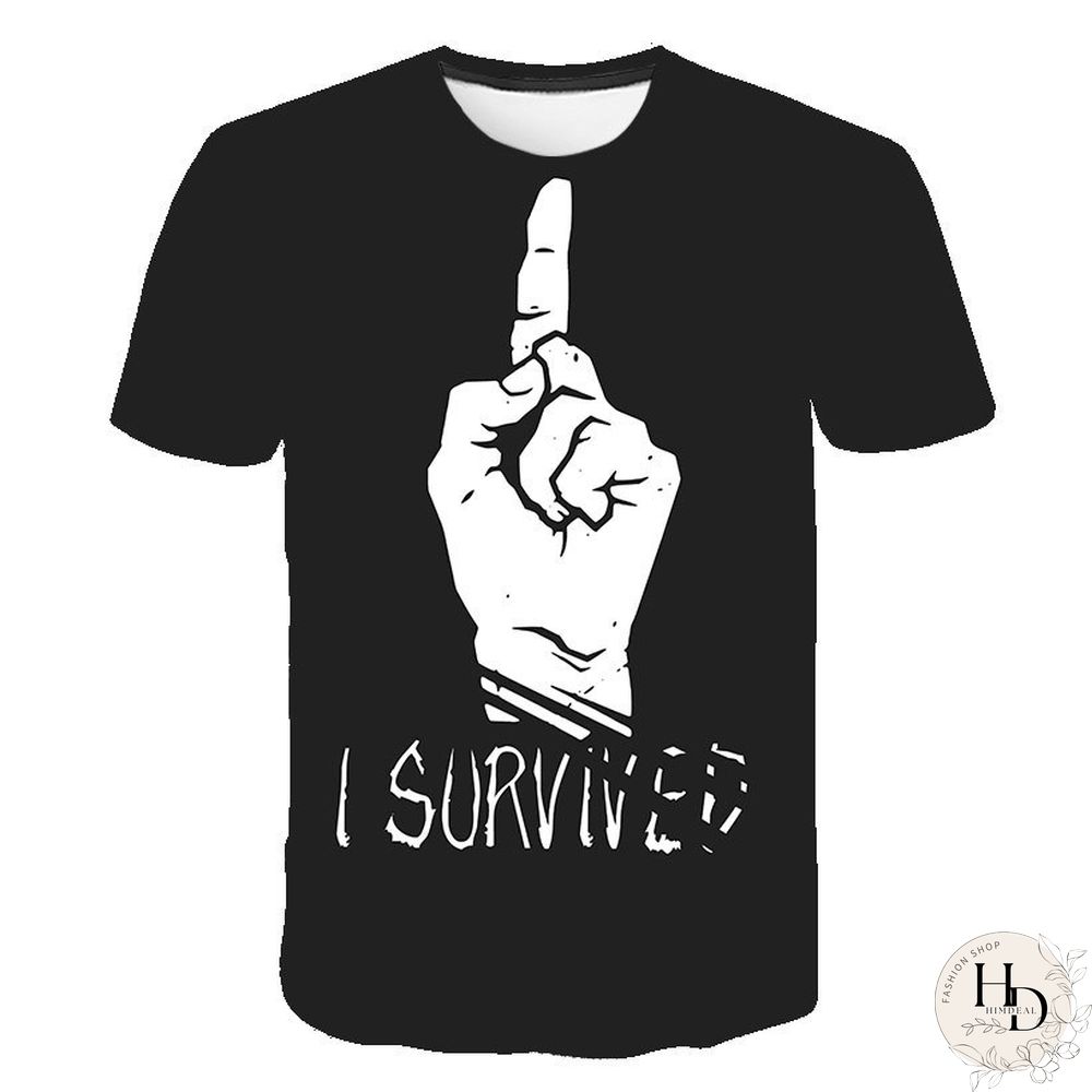 Summer Streetwear Scary Man Male 3D Print Creative Character Casual Shirt Plus Size Short Sleeve Tees Tops Clothing