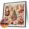 (40*40cm)Christmas Atmosphere - Full Round Drill Diamond Painting
