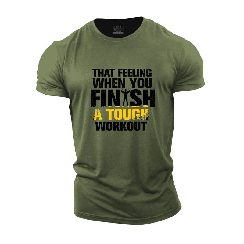 Cotton Finish Tough Work Graphic T-shirts tacday