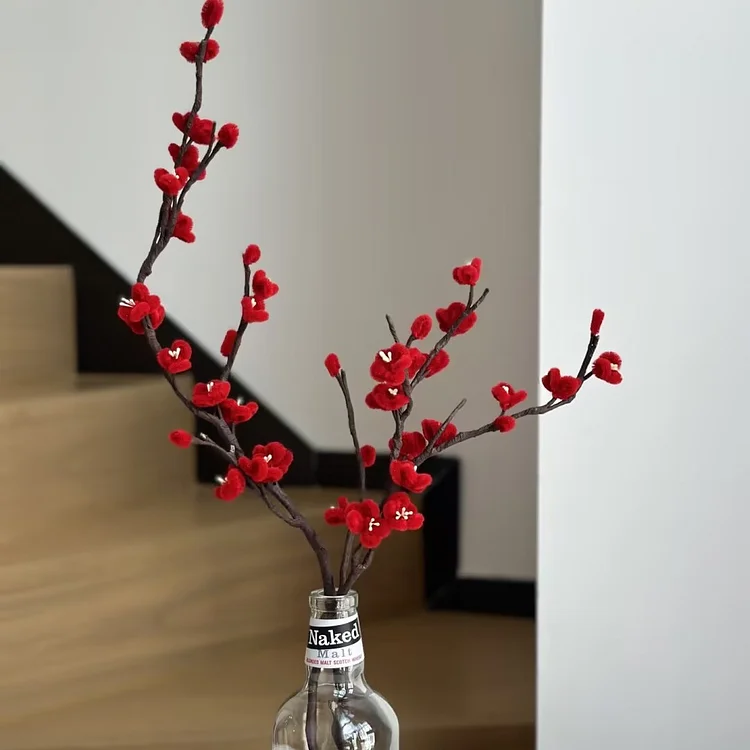 DIY Pipe Cleaners Kit - Plum Blossom veirousa