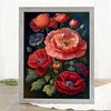 Poppy Flower - 11CT Stamped Cross Stitch 40*55cm/15.75*21.65in