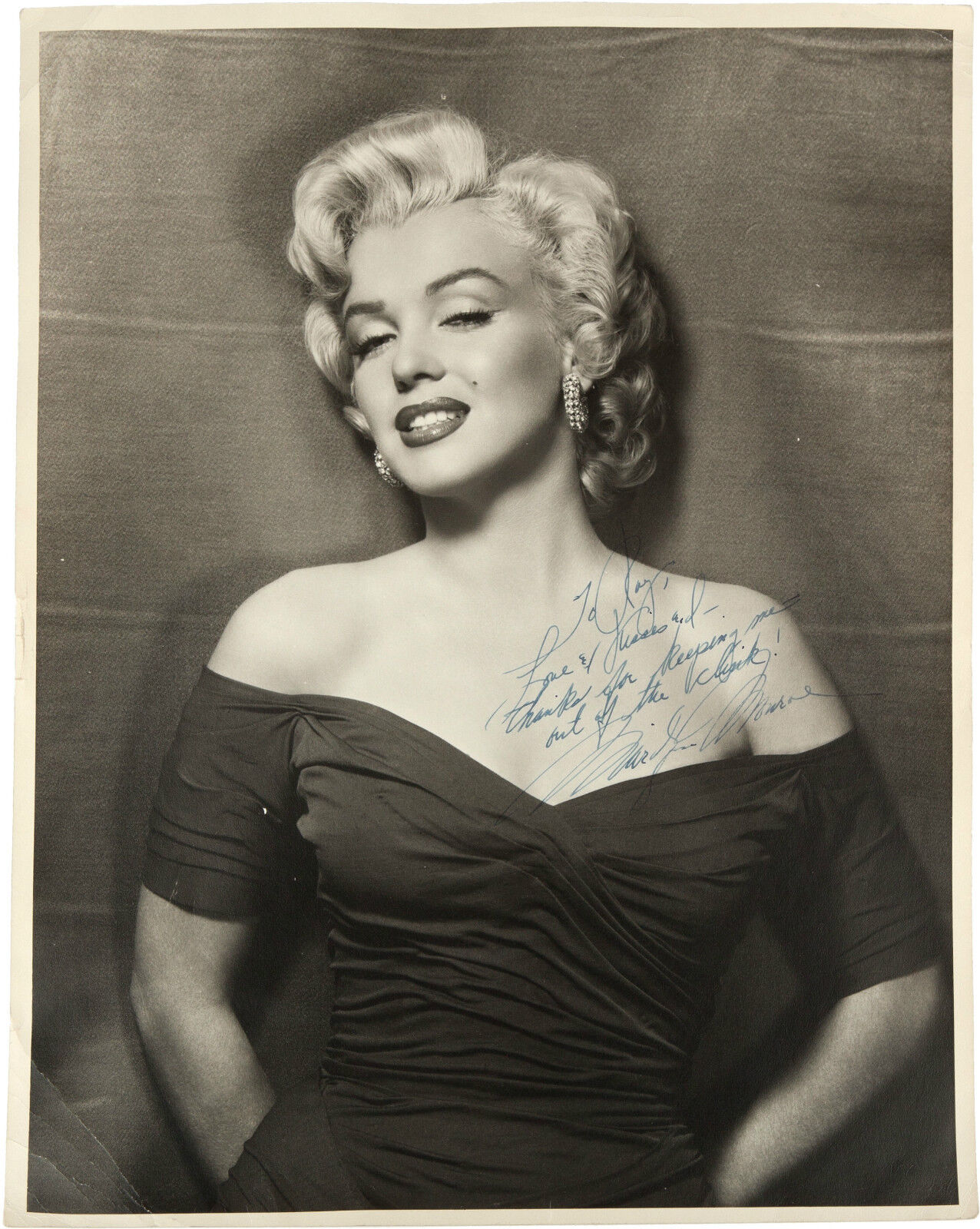 MARILYN MONROE Signed Photo Poster paintinggraph - Film Actress & Sex Symbol / Model - preprint