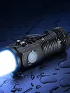 Mini LED Flashlight USB C Rechargeable Hat Clip Light for Camping Emergency