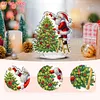DIY Santa Claus And Tree Diamond Painting Ornaments (Double-Sided)