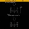 Night Vision Keychain Dummy Model Binocular Night Vision Device Model Keychain