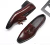 Fashion Mens Tassel Leather Loafers Dress Shoes