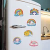 6Pcs Regenbogen Wolke - 5d DIY Handwerk Aufkleber Magnet