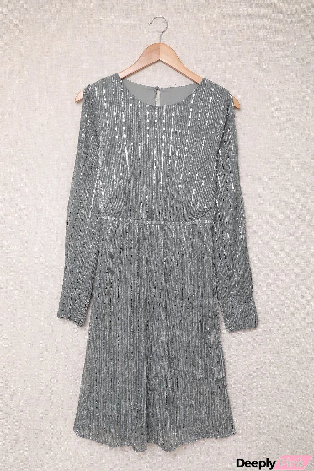 Chic Sequin Midi Dress
