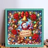 Snowman-14CT Stamped Cross Stitch 40*40cm/15.75*15.75in