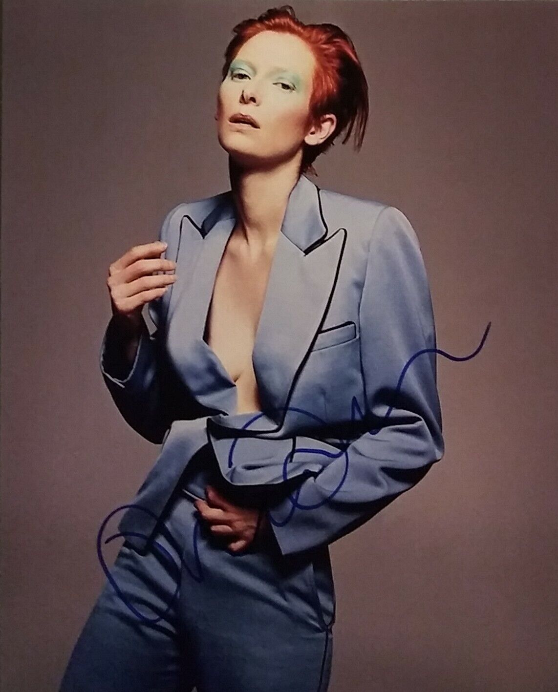 Tilda Swinton signed 8x10