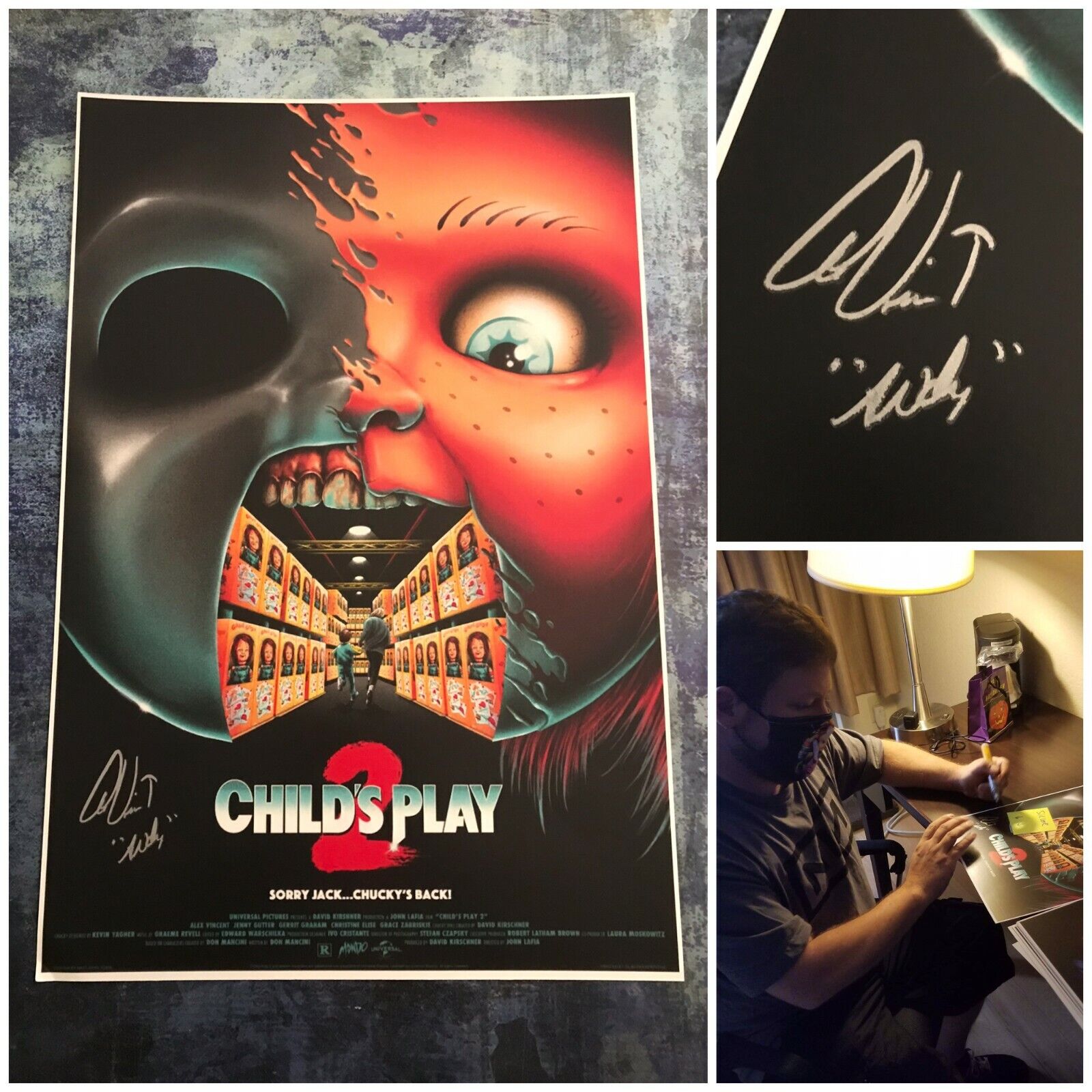 GFA Child's Play 2 Movie Andy * ALEX VINCENT * Signed 12x18 Photo Poster painting PROOF A3 COA