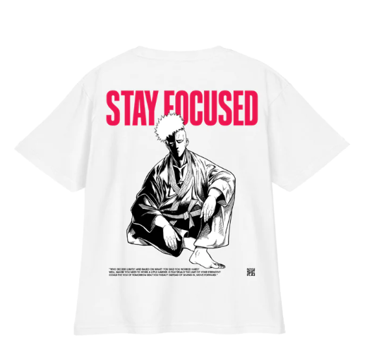 "Saitama X Stay Focused - O.P.M." Oversize T-Shirt