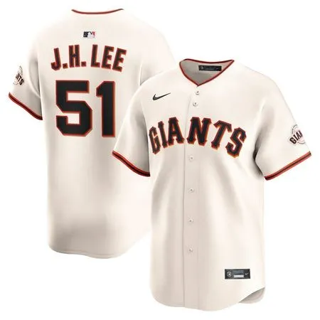 Men's San Francisco Giants #51 Jung Hoo Lee  Cream Home Limited Player Jersey