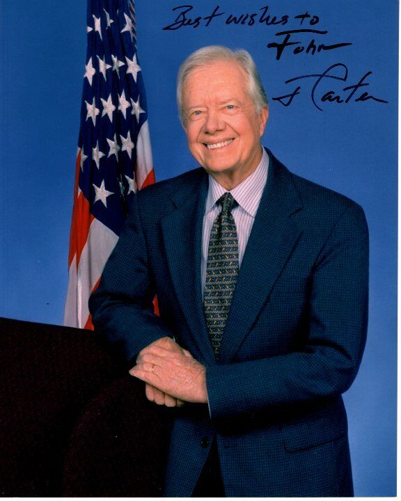 JIMMY CARTER Autographed Signed Photo Poster paintinggraph - To John 39TH U.S. PRESIDENT