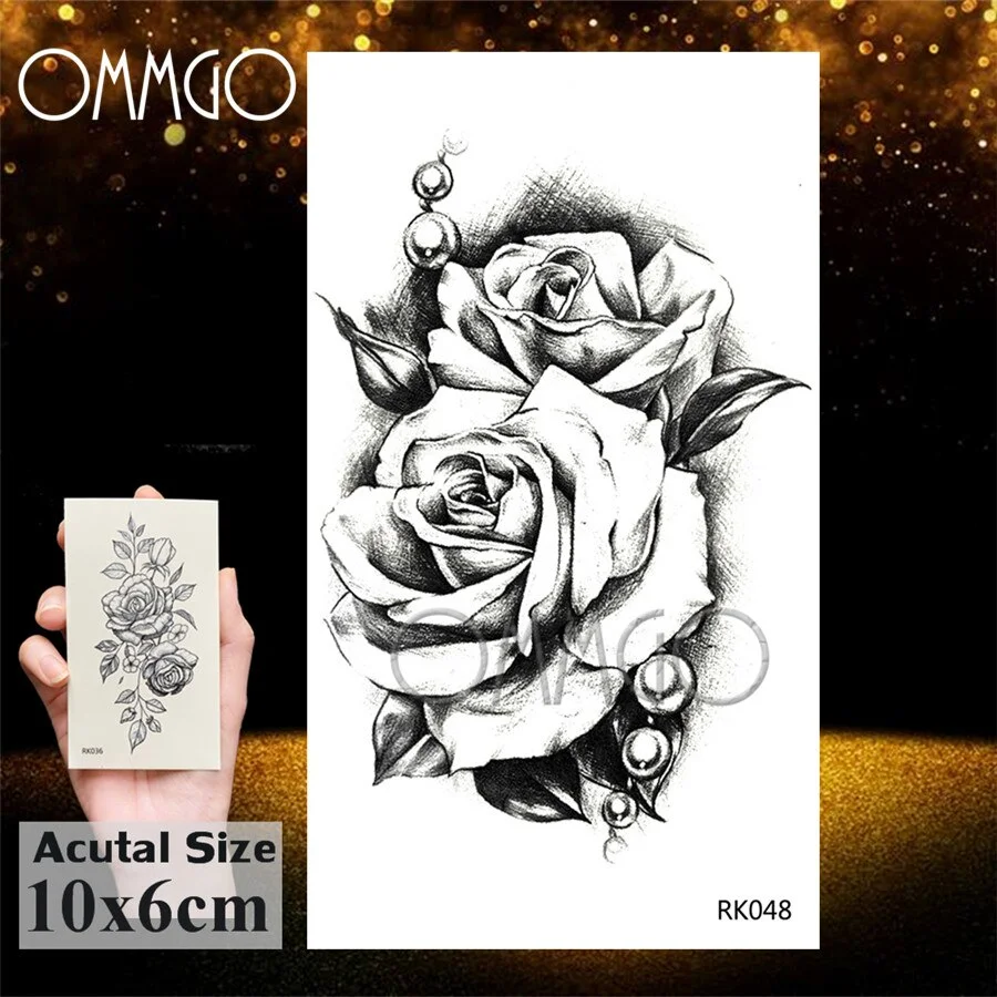 Sdrawing Dream Catcher Butterfly Feather Temporary Tattoos Sticker Black Henna Body Art Arm Fake Tatoos Leaf Sexy Custom Tattoo