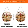 XMAS DIY Acrylic Special Shape Diamond Painting Hanging Pendant Hanging Kit