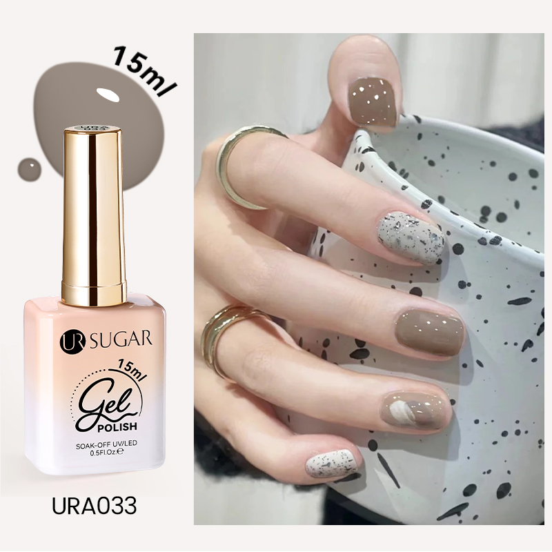 Needmkt UR SUGAR 15ml Champagne Water Light Cat Magnetic Gel Nail Polish Vernis Semi Permanent Soak Off Crystal Gel Polish For Nails