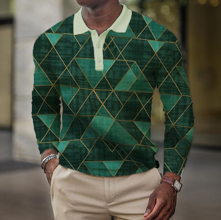 Men's Lapel Polo Shirt