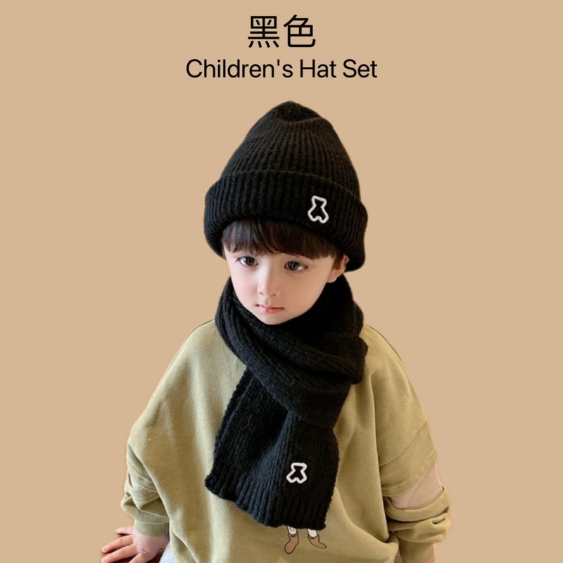 Kid’S Casual Vintage Style Letter Printing (Printing) Wool Cap