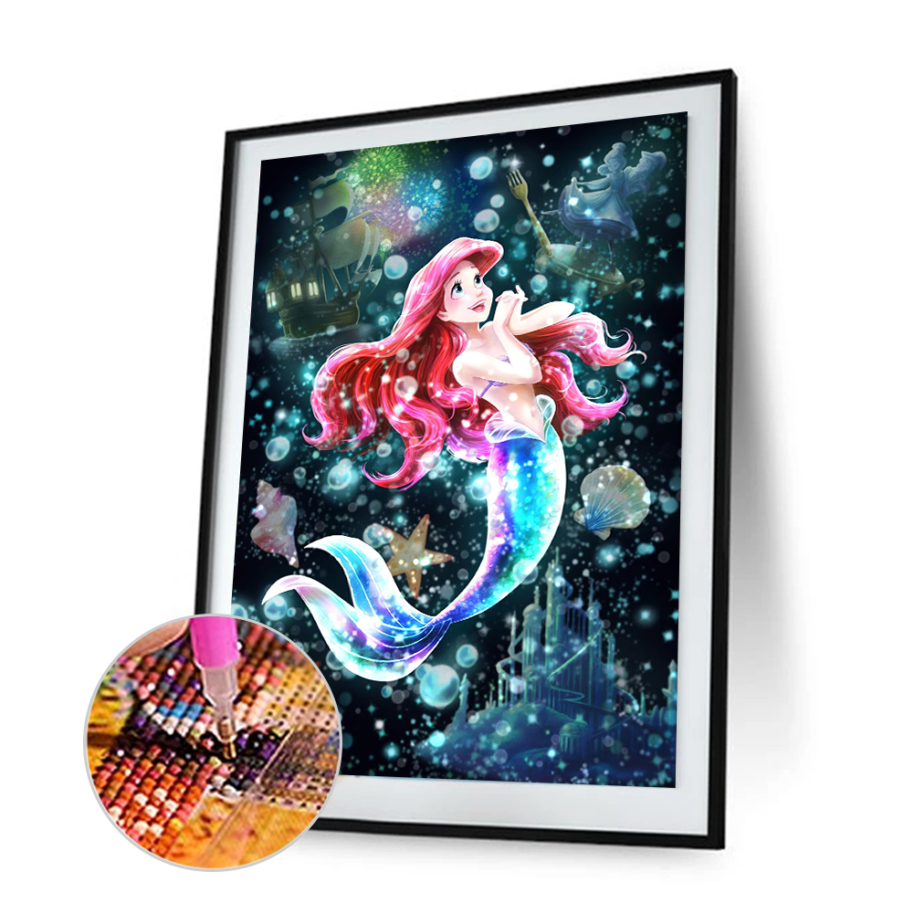 

(Multi-Size) Cartoon Princess - Round/Square Drill Diamond Painting - 30*40CM, Square diamond 40*50cm, 501 Original