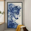 (US Local)Wolf -11CT Stamped Cross Stitch Kit(40x70cm)