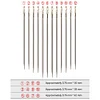 12pcs Stainless Steel Sewing Needles Set Self-Threading Embroidery