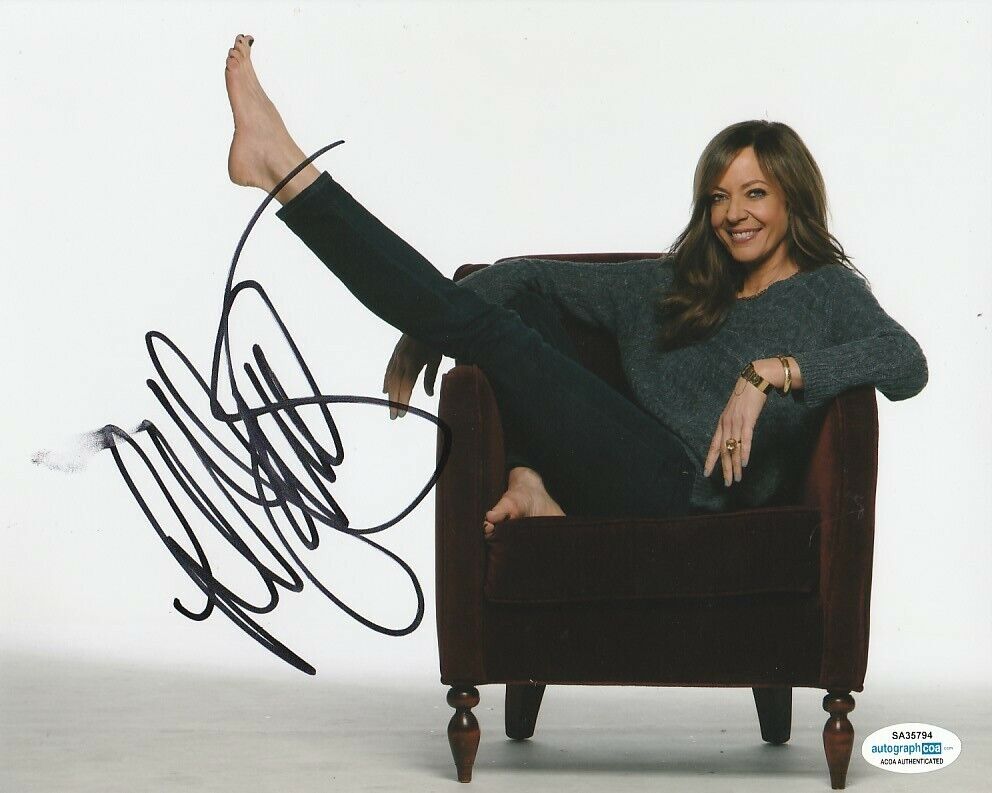 ALLISON JANNEY SIGNED MOM 8x10 Photo Poster painting #2 I, TONYA WEST WING ACOA COA EXACT PROOF!