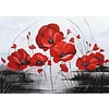 Poppy - 11CT Stamped Cross Stitch - 40*30cm