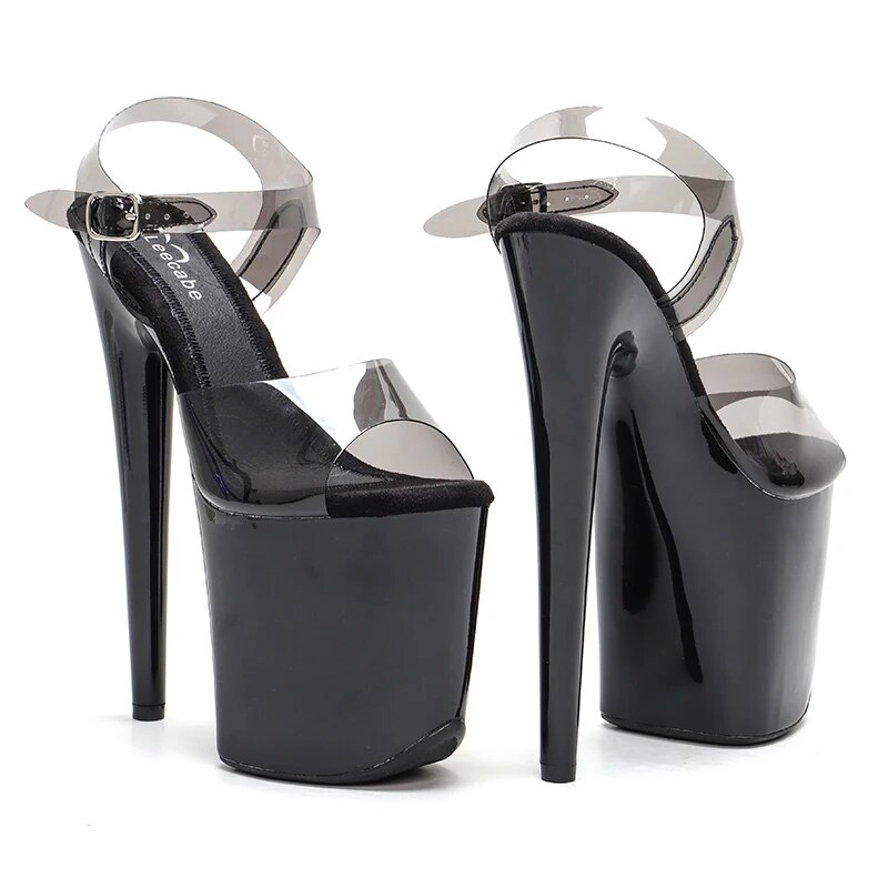 VCshoes 20cm/ 8inches TPU Upper Pole Dance Shoes Models Party Show Stage Platform Women Sandals Platform Shoes High Heels 1K
