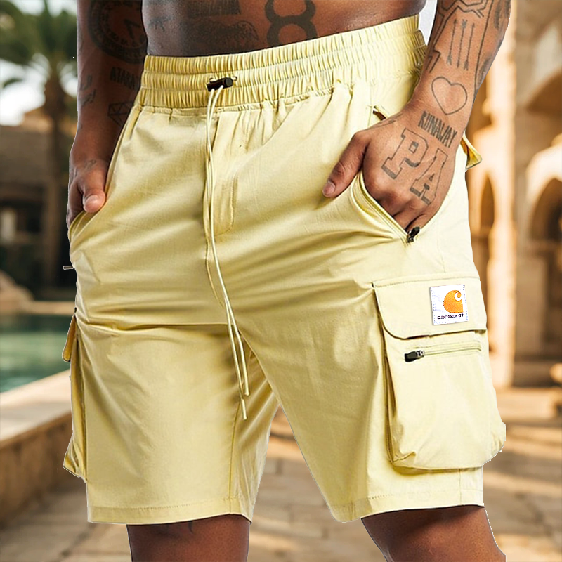 Stylish Cargo Shorts For Men - Perfect For Summer Outdoors And Casual Wear
