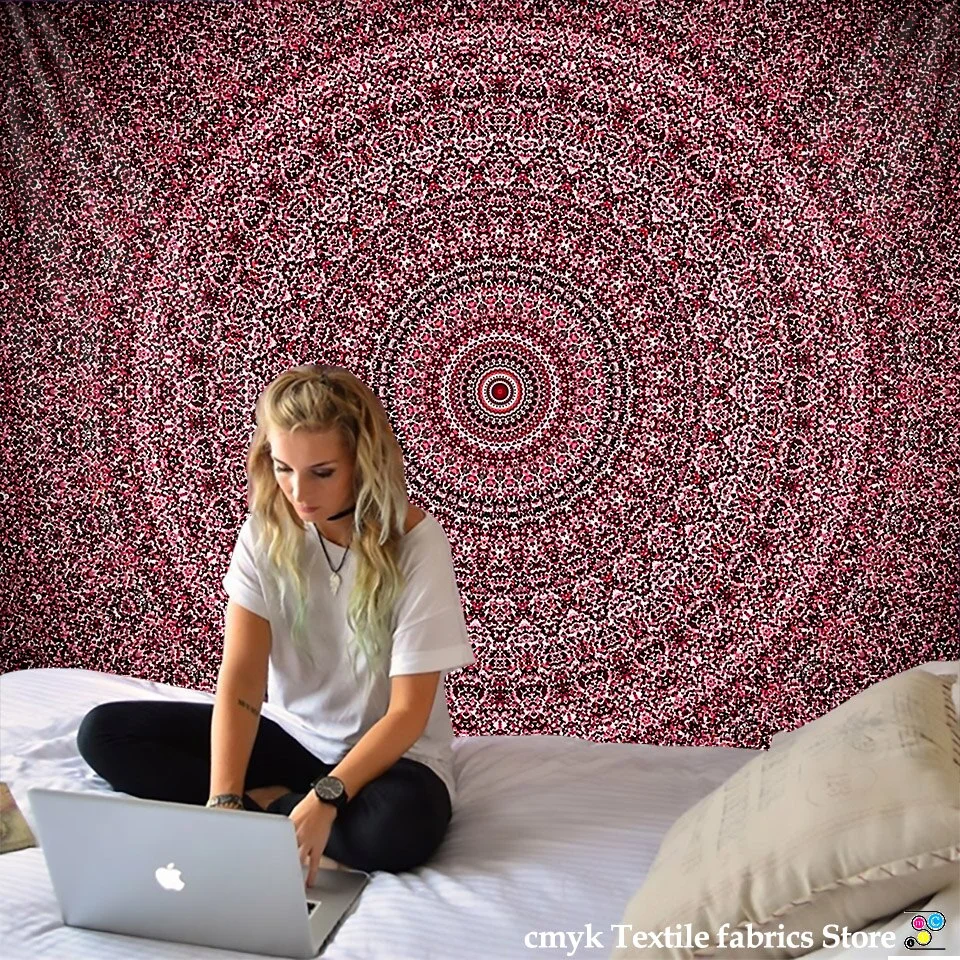 Hot New Indian Mandala Tapestry Hippie Home Decorative Wall Hanging Bohemia Beach Mat Yoga Mat Bedspread Table Cloth 210x148CM