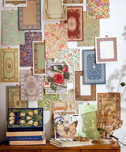 400 Sheets Versailles Garden Border Material Paper Kit-Himinee.com