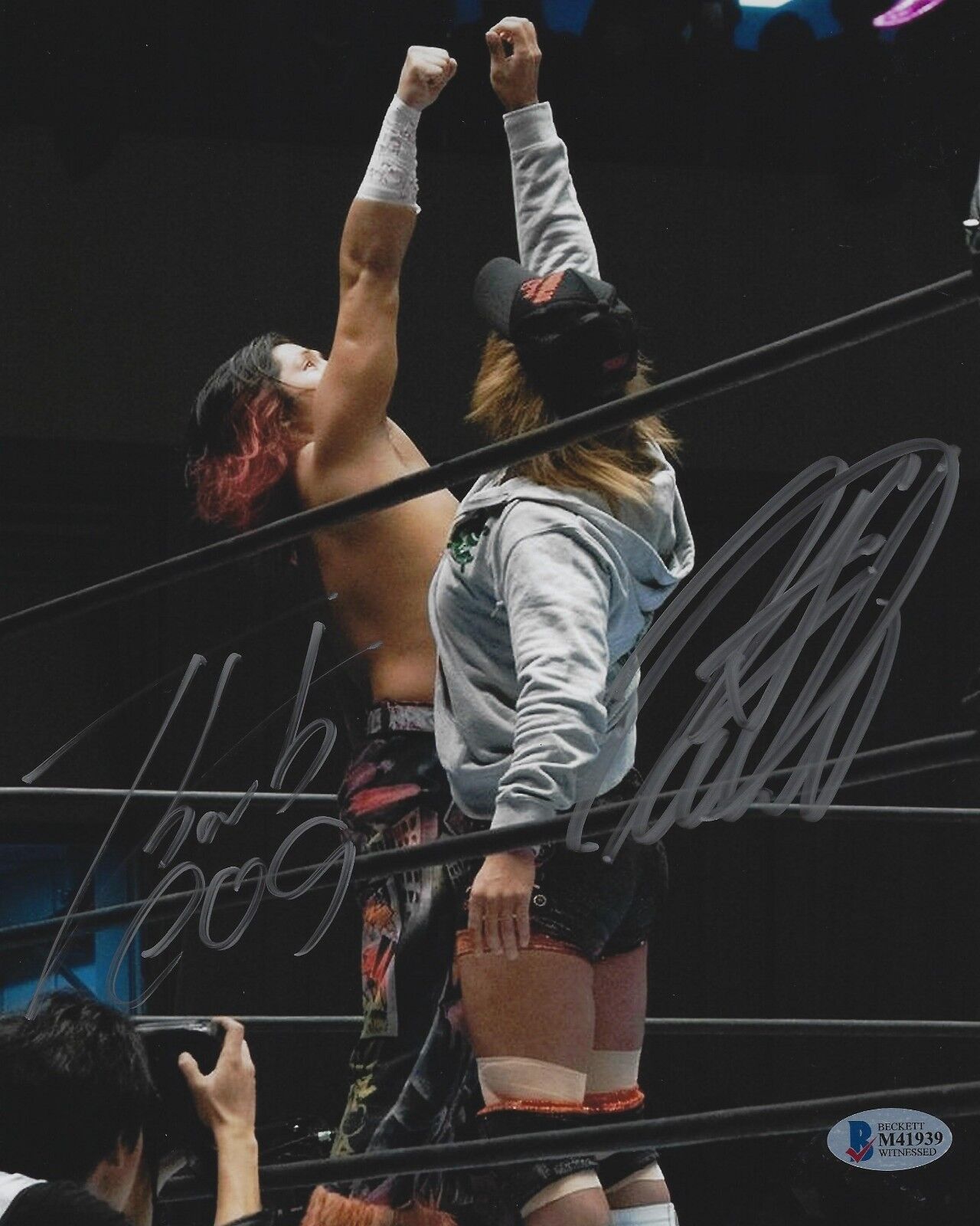 Hiromu Takahashi Tetsuya Naito Signed 8x10 Photo Poster painting BAS COA New Japan Pro Wrestling