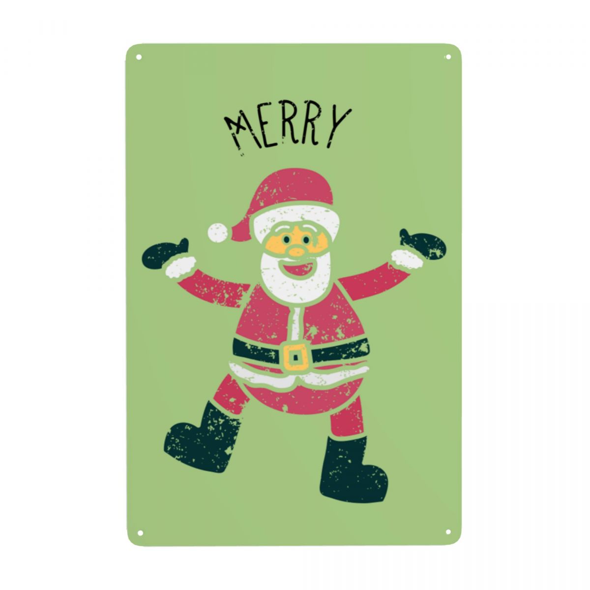 Vintage Christmas Tin Signs Wall Decor 12 X 8 INCH