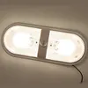 10-24V 48 LED RV Ceiling Light with Rocker Switch for Camper Yacht Boat