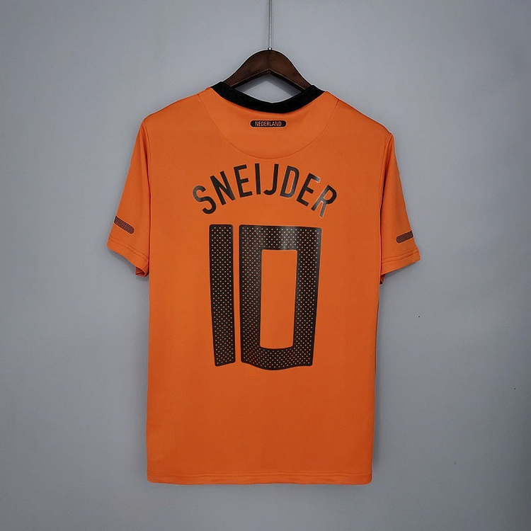 Niederlande Wesley Sneijder 10 Home Retro Trikot WM 2010