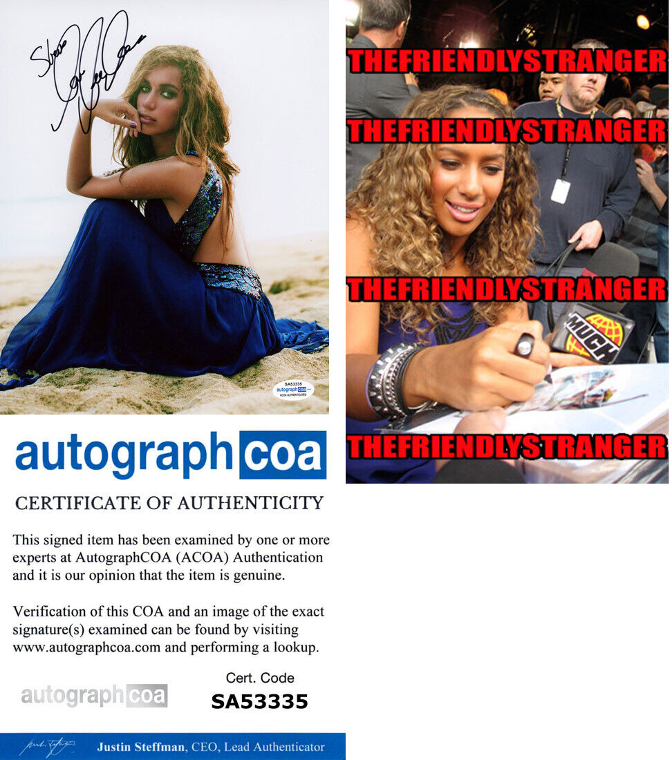 LEONA LEWIS signed Autographed 8X10 Photo Poster painting - PROOF - Hot SEXY Singer ACOA COA