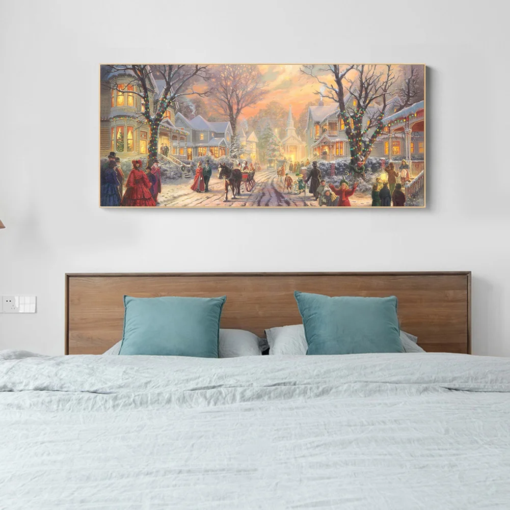 Winter Street Scene(80*40cm)