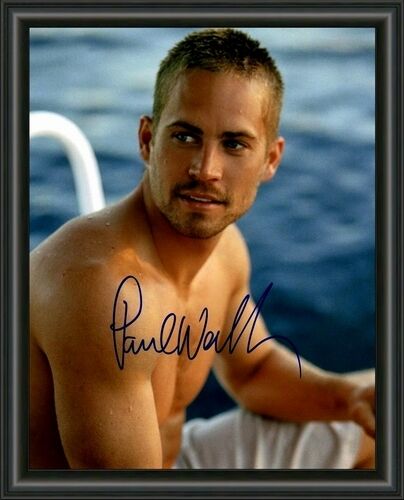 PAUL WALKER FAST & FURIOUS - A4 SIGNED AUTOGRAPHED Photo Poster painting POSTER -  POSTAGE