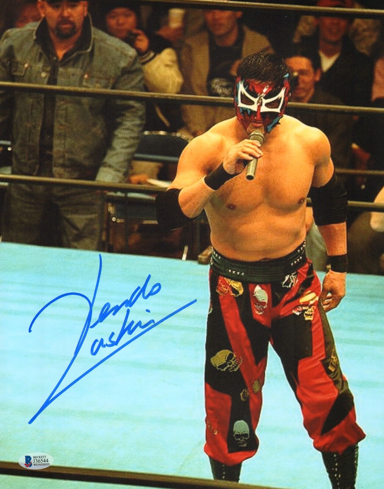 Kendo Kashin Signed 11x14 Photo Poster painting BAS COA New Japan Pro Wrestling Picture Auto'd 4