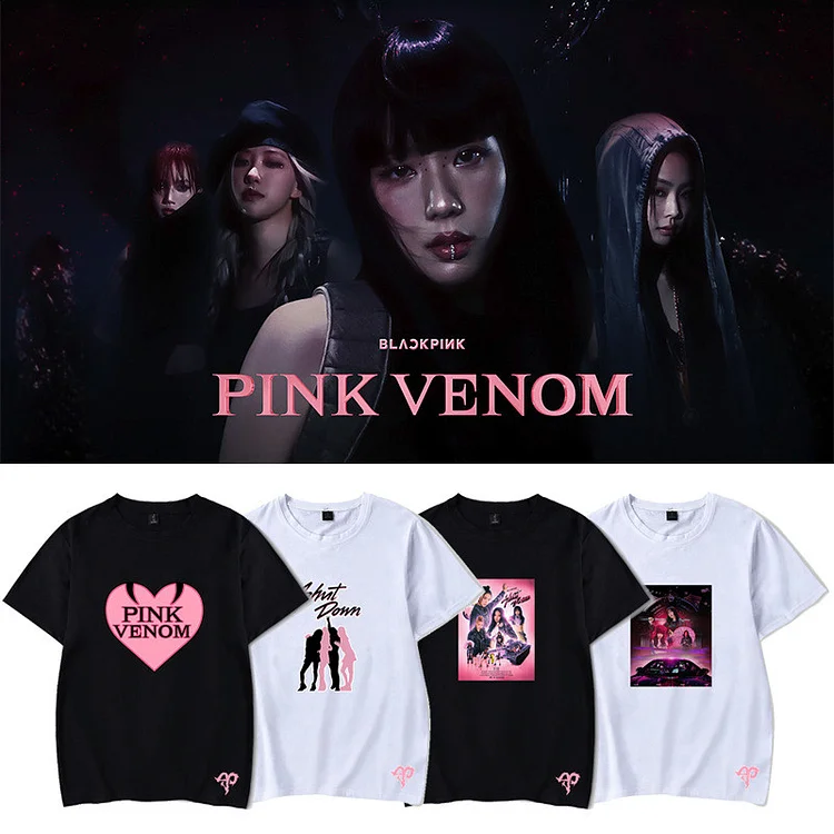 BLACKPINK Pink Venom Group Portrait T-Shirt