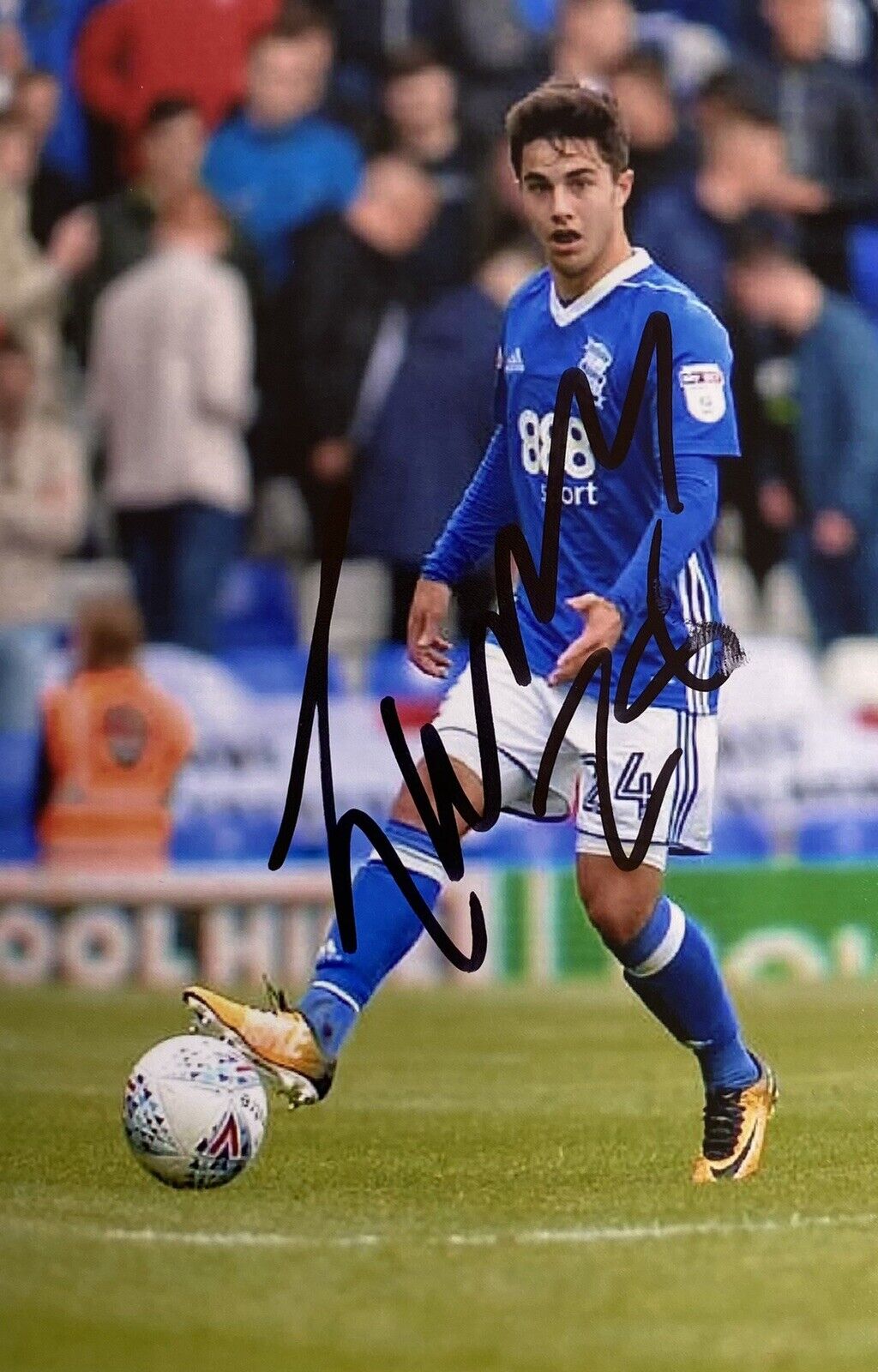 Liam Walsh Genuine Hand Signed Birmingham City 6X4 Photo Poster painting