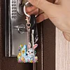 (US Only)PET Double Sided Special Shaped Easter Alphabet DIY Diamond Painting Keychain